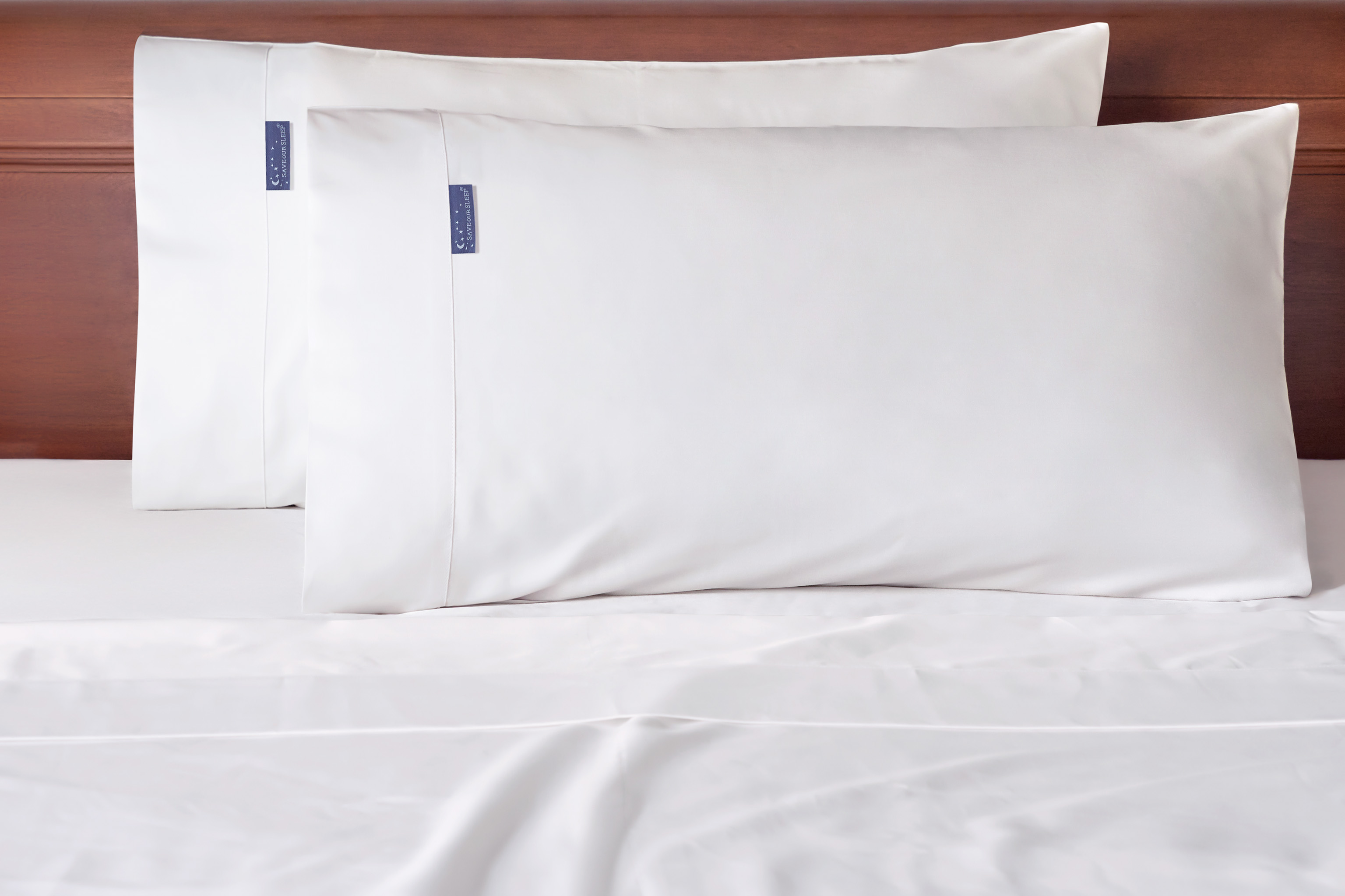Bamboo Double Bed Sheet Collection | White